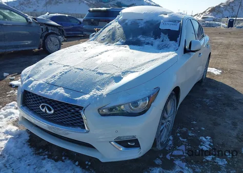 2023 Infiniti Q50 Luxe Awd из США, поврежденный, VIN JN1EV7BRXPM541302